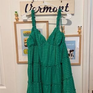 Green Mini Dress
